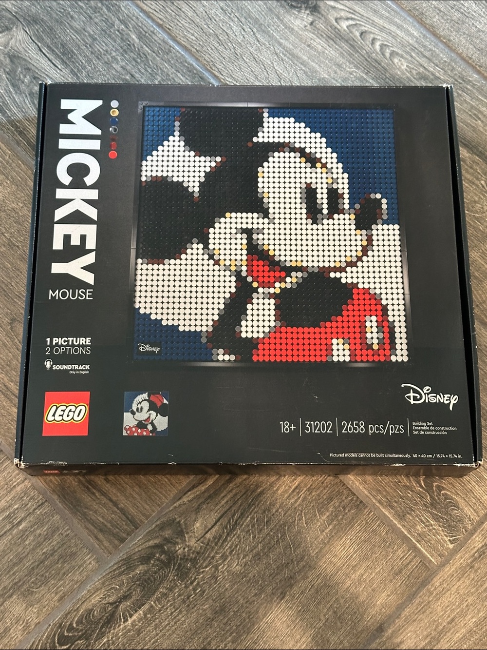 Lego Art • Disney’s Mickey Mouse • 31202 • SEALED • Retired A2